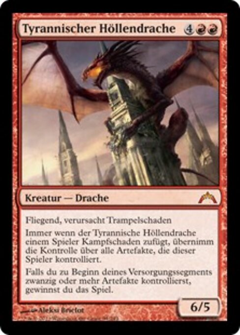 Tyrannischer Höllendrache GTC-94 Mythic Excellent Deutsch