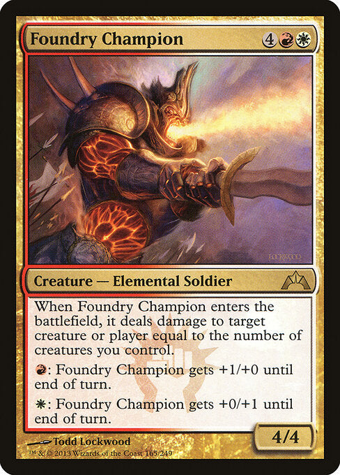 Foundry Champion GTC-165 Rare Excellent Englisch