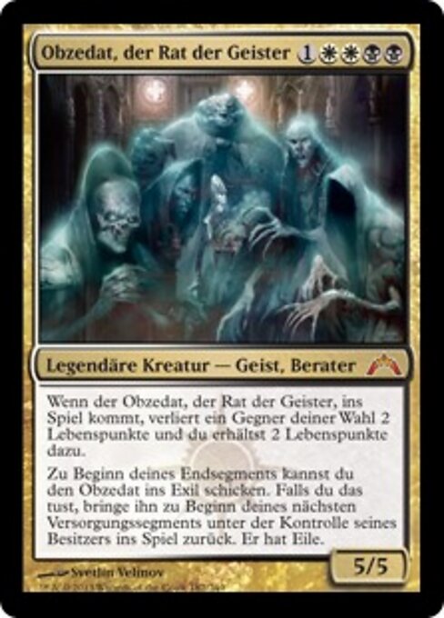 Obzedat, der Rat der Geister GTC-182 Mythic Excellent Deutsch