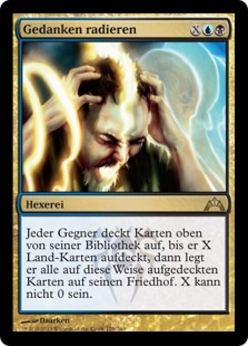 Gedanken radieren GTC-178 Rare Good Deutsch