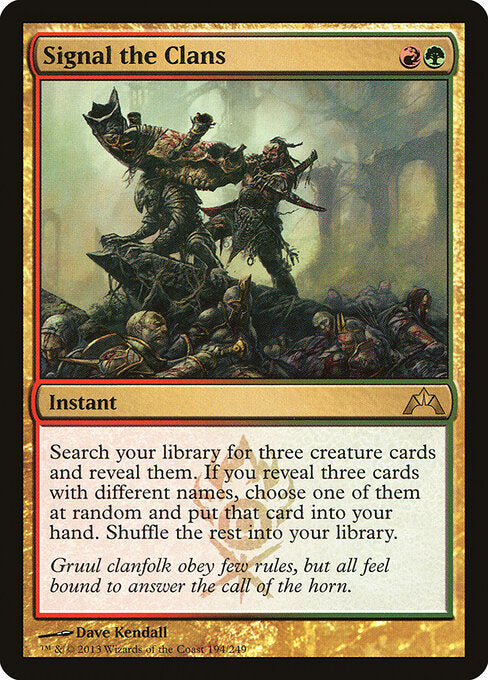 Signal the Clans GTC-194 Rare Excellent Englisch Foil