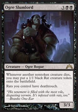 Ogerfürst der Slums GTC-74 Rare Good Englisch Foil