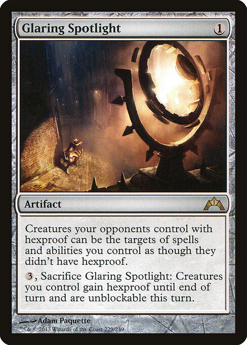 Glaring Spotlight GTC-229 Rare Light Played Englisch