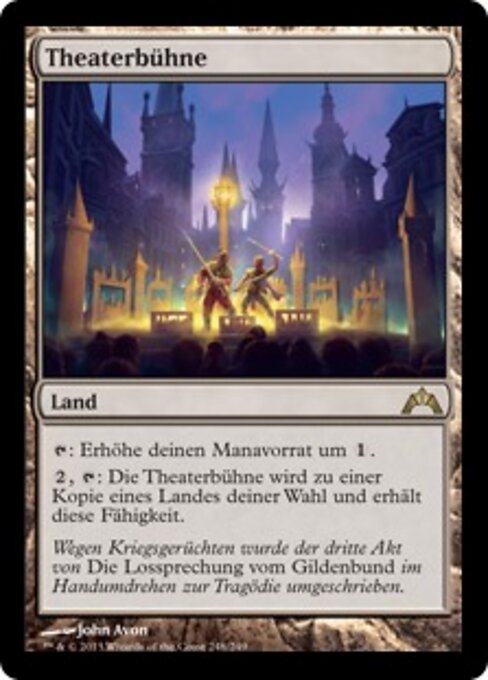 Theaterbühne GTC-248 Rare Excellent Deutsch