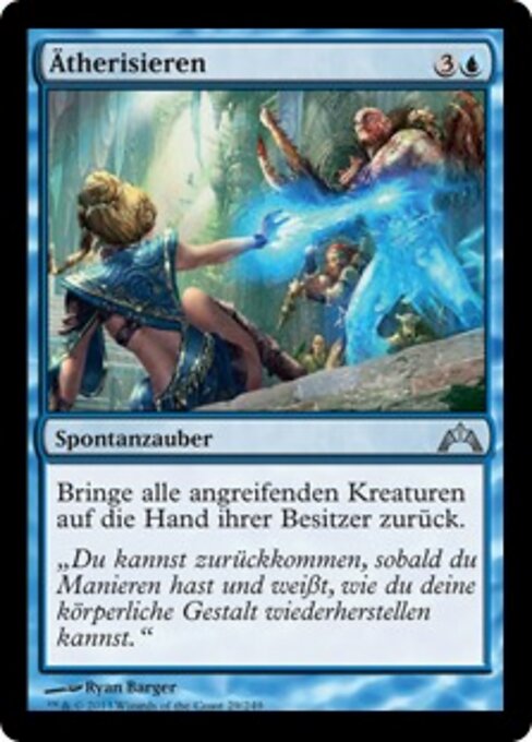 Ätherisieren GTC-29 Uncommon Light Played Deutsch