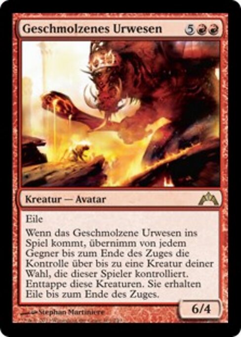 Geschmolzenes Urwesen GTC-101 Rare Excellent Deutsch