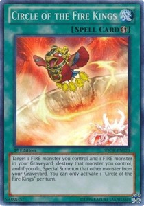 Kreis der Feuerkönige SDOK-023 Super Rare Light Played Deutsch 1. Auflage