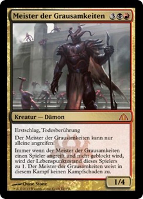 Meister der Grausamkeiten DGM-82 Mythic Excellent Deutsch