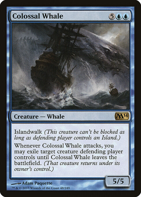 Colossal Whale M14-48 Rare Excellent Englisch Foil