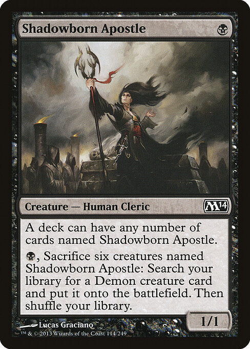 Shadowborn Apostle M14-114 Common Excellent Englisch