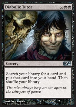 Diabolic Tutor M14-95 Uncommon Good Englisch
