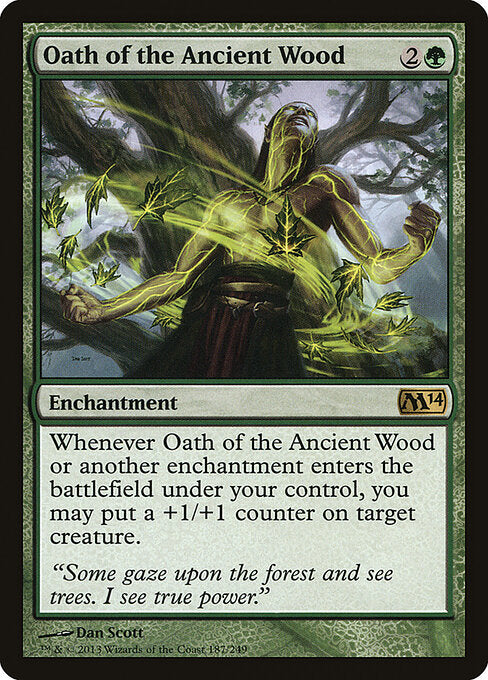 Oath of the Ancient Wood M14-187 Rare Near Mint Englisch