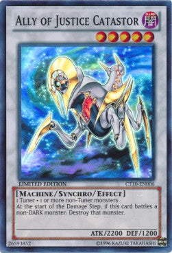 Verbündeter der Gerechtigkeit Catastor CT10-006 Super Rare Light Played Deutsch