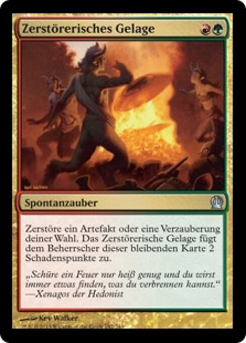 Zerstörerisches Gelage THS-192 Uncommon Excellent Deutsch Foil