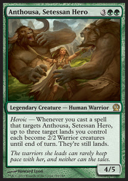 Anthousa, Setessan Hero THS-149 Rare Good Englisch Foil