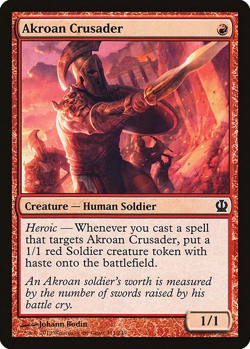 Akroan Crusader THS-111 Common Good Englisch Foil