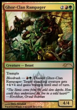 Ghor-Clan-Randalierer FNM- Rare Excellent Deutsch Foil