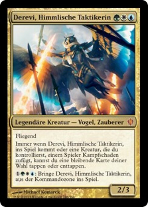 Derevi, Himmlische Taktikerin (V.1) C13-186 Mythic Good Deutsch