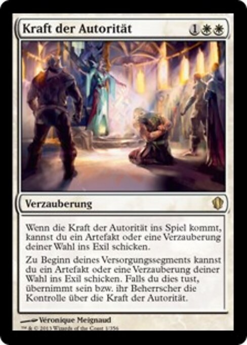 Kraft der Autorität C13-1 Rare Excellent Deutsch