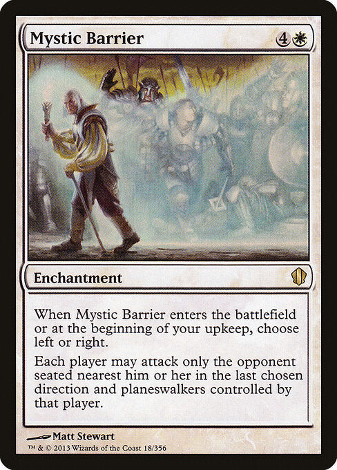 Mystic Barrier C13-18 Rare Excellent Englisch
