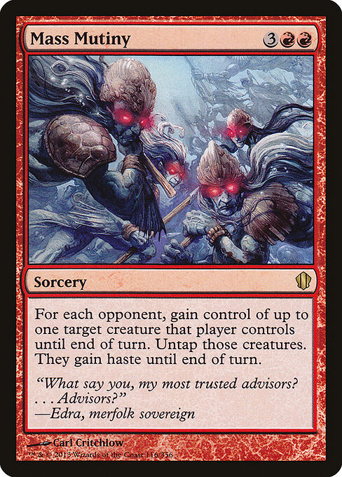 Mass Mutiny C13-116 Rare Excellent Englisch