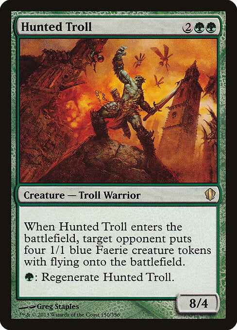Gejagter Troll C13-150 Rare Excellent Englisch