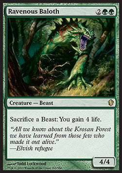 Ravenous Baloth C13-165 Rare Good Englisch