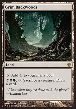 Grim Backwoods C13-292 Rare Excellent Englisch