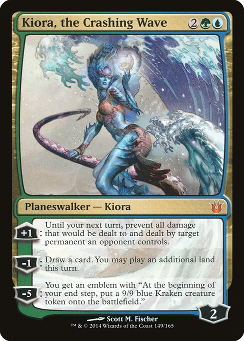 Kiora, the Crashing Wave BNG-149 Mythic Good Englisch