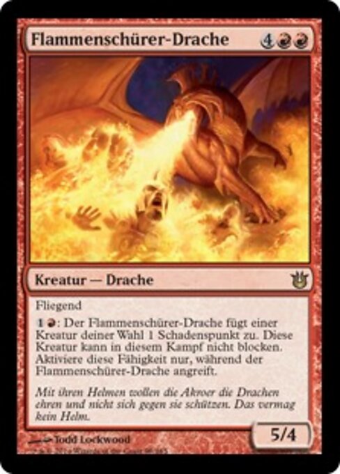 Flammenschürer-Drache BNG-98 Rare Excellent Deutsch