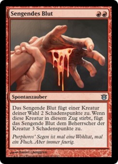 Sengendes Blut BNG-111 Uncommon Played Deutsch