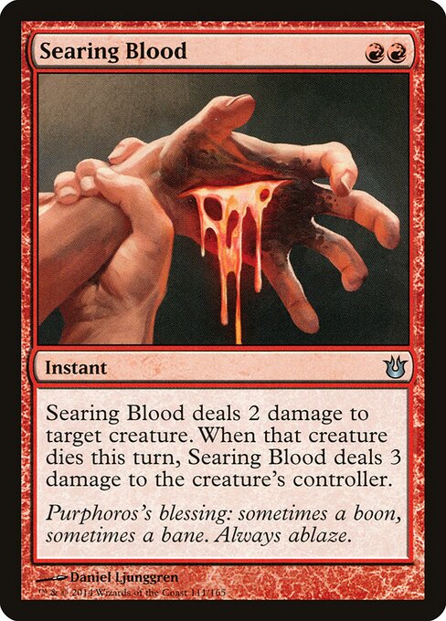 Searing Blood BNG-111 Uncommon Near Mint Englisch