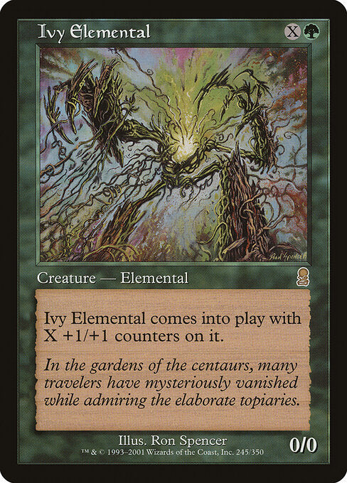 Ivy Elemental ODY-245 Rare Played Englisch