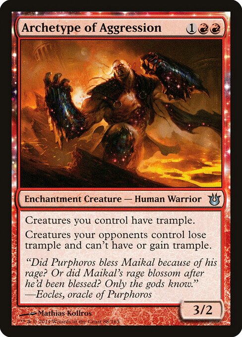 Archetype of Aggression BNG-88 Uncommon Excellent Englisch
