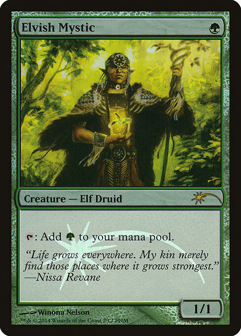 Elfen-Mystiker FNM- Rare Light Played Deutsch Foil
