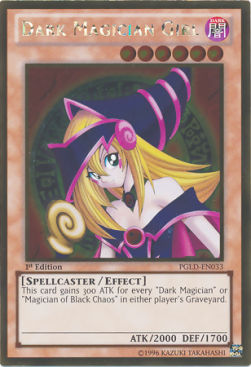 Dunkles Magier-Mädchen PGLD-033 Gold Rare Excellent Deutsch 1. Auflage