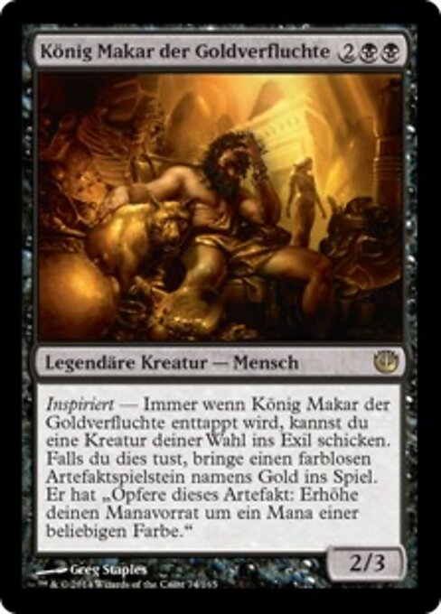 König Makar der Goldverfluchte JOU-74 Rare Near Mint Deutsch