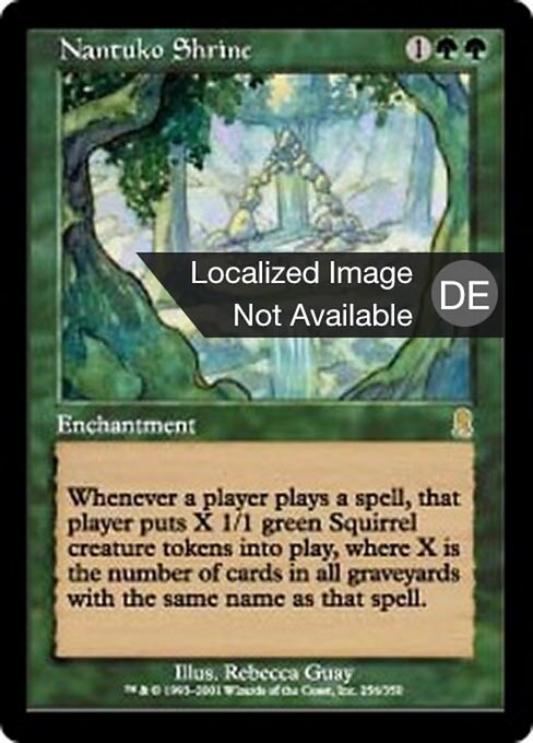 Nantuko-Schrein ODY-256 Rare Light Played Deutsch