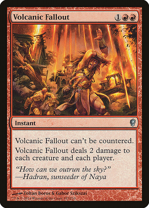 Volcanic Fallout CNS-157 Uncommon Excellent Englisch