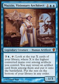 Muzzio, Visionary Architect CNS-23 Mythic Excellent Englisch