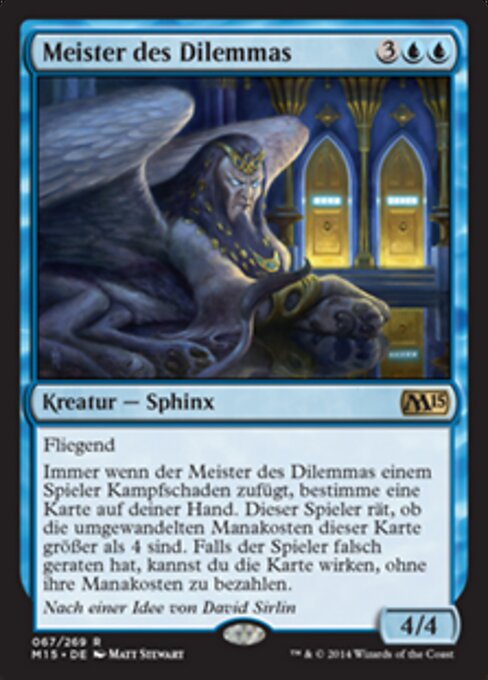 Meister des Dilemmas M15-67 Rare Near Mint Deutsch