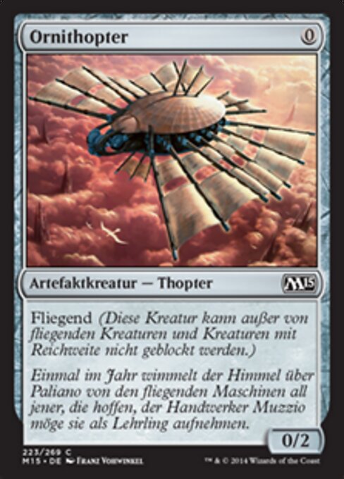 Ornithopter M15-223 Common Excellent Deutsch