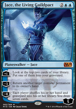 Jace, the Living Guildpact M15-62 Mythic Excellent Englisch