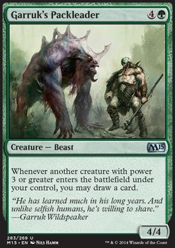 Garruk's Packleader M15-283 Uncommon Good Englisch