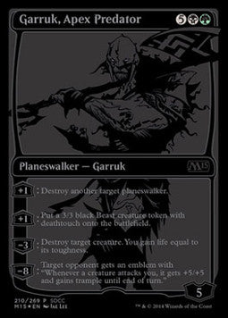 Garruk, Oberstes Raubtier CC14-210 Mythic Excellent Englisch Foil