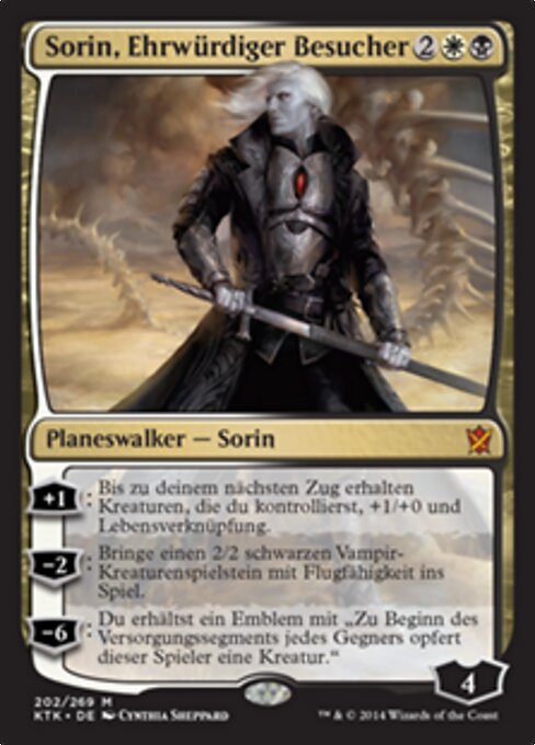Sorin, Ehrwürdiger Besucher KTK-202 Mythic Excellent Deutsch