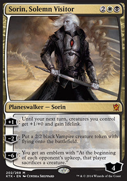 Sorin, Solemn Visitor KTK-202 Mythic Light Played Italienisch