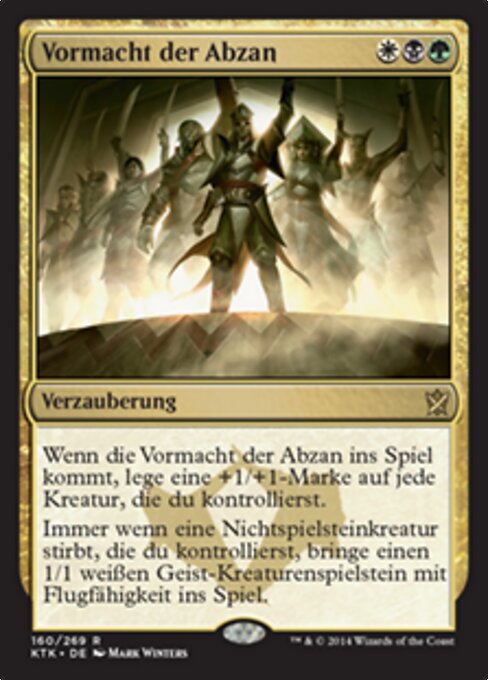 Vormacht der Abzan KTK-160 Rare Good Deutsch