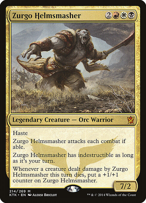 Zurgo Helmsmasher KTK-214 Mythic Excellent Englisch