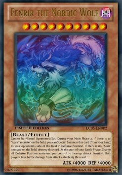 Nordischer Wolf Fenrir LC05-002 Ultra Rare Light Played Deutsch